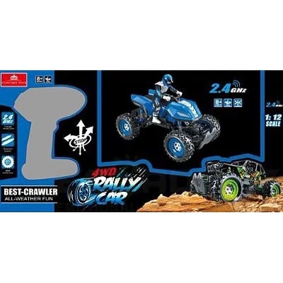 Remote Off Road Quad Bike ATV 4WD Rally Car 1:12 Scale Channel RC 2.4 GHz Radio 3 Remote Off Road Quad Bike ATV 4WD Rally Car 1:12 Scale Channel RC 2.4 GHz Radio