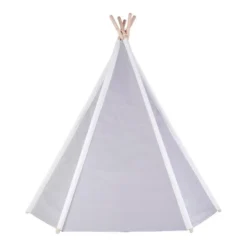 Kaplan Early Learning Easy View Foldable Gray And White Canvas Tent -Best Toys Store GUEST 908c45e2 b5e3 406b a895 cd68094b200c