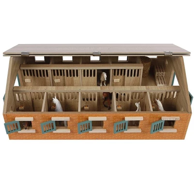 Kids Globe Universal Hobbies 1/32 Deluxe Horse Stable With 9 Stalls 3 Kids Globe Universal Hobbies 1/32 Deluxe Horse Stable With 9 Stalls