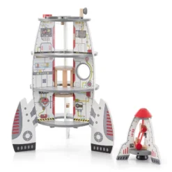 Hape Multi Level 4 Tier 37 Piece Wooden Discovery Spaceship Center Kids Activity Play Set With Multiple Rooms And Accessories -Best Toys Store GUEST 96508565 7563 4933 a428 bfbbc612ed14