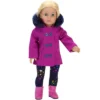Sophia's - 18" Doll - Fuchsia Peacoat, Star Print Leggings & Hot Pink Ankle Boots -Best Toys Store GUEST 980b544d f670 4d1d 879c 83a4e12c884c