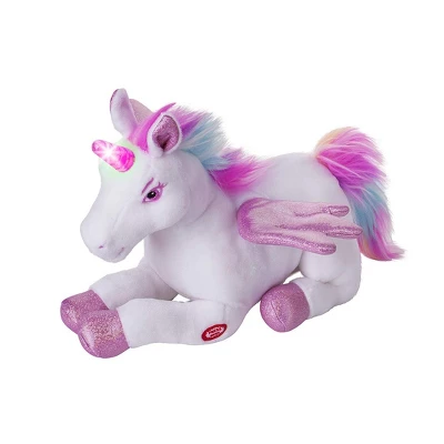 Dazmers Plush Unicorn Stuffed Animal With Flapping Wings,Magical Lights And Sounds 3 Dazmers Plush Unicorn Stuffed Animal With Flapping Wings,Magical Lights And Sounds