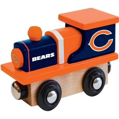 MasterPieces Officially Licensed NFL Chicago Bears Wooden Toy Train Engine For Kids 3 MasterPieces Officially Licensed NFL Chicago Bears Wooden Toy Train Engine For Kids