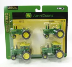 ERTL1/64 John Deere 4000 Series 4 Piece Tractor Set, 15216