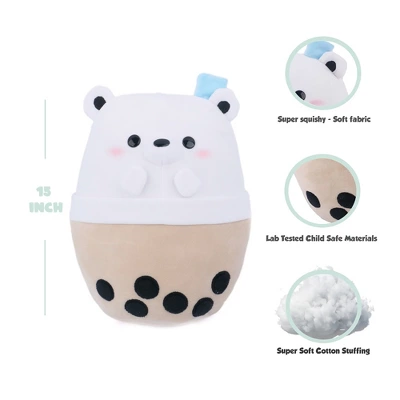 Avocatt Large Boba Polar Bear Plush 3 Avocatt Large Boba Polar Bear Plush