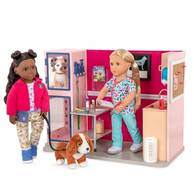 Our Generation Healthy Paws Vet Clinic Playset In Pink With Electronics For 18" Dolls 7 Our Generation Healthy Paws Vet Clinic Playset In Pink With Electronics For 18" Dolls - Image 5
