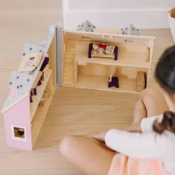 Melissa & Doug Fold And Go Wooden Dollhouse With 2 Dolls And Wooden Furniture -Best Toys Store GUEST 9d1ab8a2 2305 4daa b209 e98bbd601b84