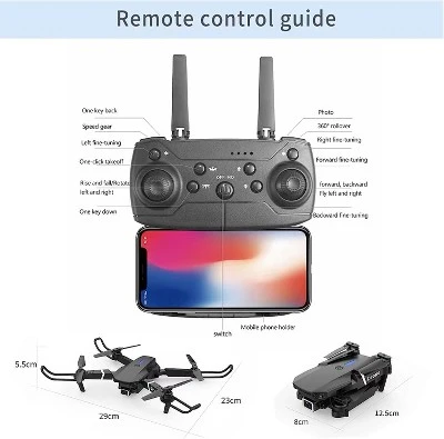 Myshle SMS Drone With 4K HD Camera Black 5 Myshle SMS Drone With 4K HD Camera Black - Image 3