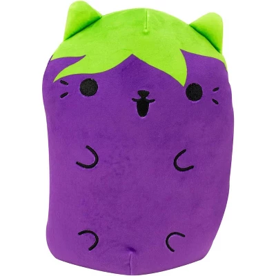 License 2 Play Inc Cats Vs Pickles 8.6 Inch Plush | Eggplant 3 License 2 Play Inc Cats Vs Pickles 8.6 Inch Plush | Eggplant