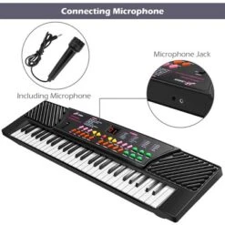 Costway 54 Keys Music Electronic Keyboard Kid Electric Piano Organ W/Mic & Adapter -Best Toys Store GUEST 9eb27d15 83f1 40ef b4d0 502944441329