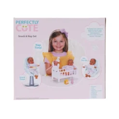 Perfectly Cute Baby Snack And Nap Set 8" Baby Doll - Light Brown Hair/Brown Eyes -Best Toys Store GUEST a1e9bfb0 94d0 4055 83c7 23bd509fab98