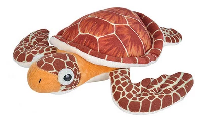 Wild Republic Cuddlekins Mini Loggerhead Sea Turtle Stuffed Animal, 8 Inches 3 Wild Republic Cuddlekins Mini Loggerhead Sea Turtle Stuffed Animal, 8 Inches