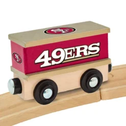 MasterPieces Wood Train Box Car - NFL San Francisco 49ers -Best Toys Store GUEST a6b37fd8 edec 4efe 9fdb 095804a4cabb
