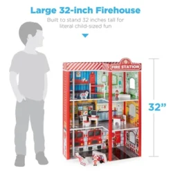 Best Choice Products 32in Kids 3-Story Pretend Wooden Fire Station Play Set Toy, W/ 2 Vehicles, 12 Accessories, 5 Rooms 11 Best Choice Products 32in Kids 3-Story Pretend Wooden Fire Station Play Set Toy, W/ 2 Vehicles, 12 Accessories, 5 Rooms -Best Toys Store GUEST a6fbbd73 4bce 4327 9d8c 2435be7ccec4