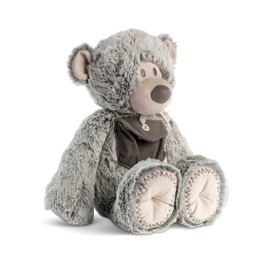 DEMDACO Gray Pocket Prayer Bear 16" 4 DEMDACO Gray Pocket Prayer Bear 16" - Image 2
