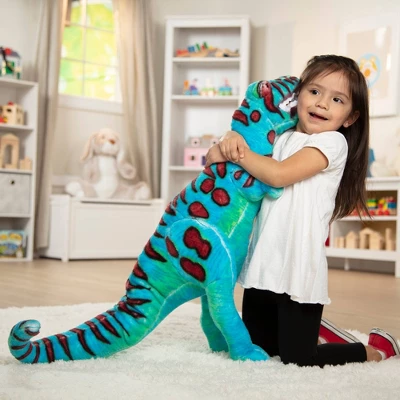 Melissa & Doug Giant T-Rex Dinosaur - Lifelike Stuffed Animal (over 2 Feet Tall) 6 Melissa & Doug Giant T-Rex Dinosaur - Lifelike Stuffed Animal (over 2 Feet Tall) - Image 4
