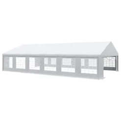 Outsunny 23' X 39' Party Tent & Carport With Removable Sidewalls And Windows, White Tents For Parties, Wedding And Outdoor Events -Best Toys Store GUEST ac3a6ee3 53fb 472a 940b 8931277e8aea