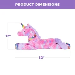 Best Choice Products 52in Kids Extra Large Plush Unicorn, Life-Size Stuffed Animal Toy W/ Rainbow Details -Best Toys Store GUEST ad41daca b770 48ea 8553 7cc2809db67e