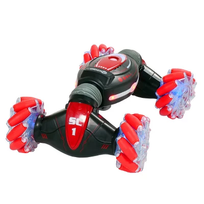 Buy 2: Contixo SC1 Red & Green -All Terrain Transformable Speed Crawler RC Stunt Car -Gesture Sensor -Rotating Offroad Vehicle 4 Buy 2: Contixo SC1 Red & Green -All Terrain Transformable Speed Crawler RC Stunt Car -Gesture Sensor -Rotating Offroad Vehicle - Image 2