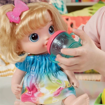 Baby Alive Fruity Sips Baby Doll - Blonde Hair/Blue Eyes 5 Baby Alive Fruity Sips Baby Doll - Blonde Hair/Blue Eyes - Image 3
