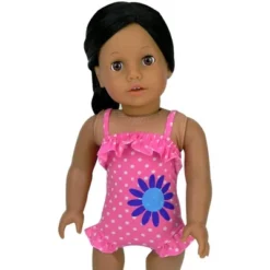 Sophia’s Ruffle Polka Dot Bathing Suit & Inner Tube Set For 18” Dolls, Hot Pink -Best Toys Store GUEST b5f3b62a 518f 47e6 a7b8 ec1339af15e1