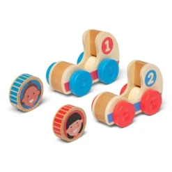 Melissa & Doug GO Tots Wooden Race Cars (2 Cars, 2 Disks) -Best Toys Store GUEST b7927eec 1668 47e4 ad1a b0e234993960