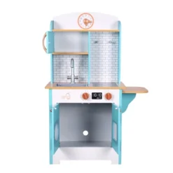 Teamson Kids Little Chef Santos Retro Wooden Kitchen Playset, Aqua/White -Best Toys Store GUEST b92ab4ac b50f 495a a6e5 5b831aa9030e