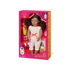 Our Generation Nahla With Storybook & Accessories 18" Posable Gardening Doll -Best Toys Store GUEST ba648c00 5f50 414d 8286 915cd02237e4