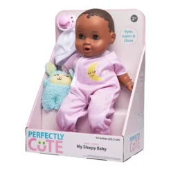 Perfectly Cute 14" My Sleepy Baby - Brunette With Brown Eyes -Best Toys Store GUEST bbc8ca9b ec60 41eb b7be 566a653ab541