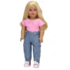 Sophia’s High Rise Loose Fit Jeans For 18" Dolls, Blue -Best Toys Store GUEST bbeef17b 4298 49f9 ab13 60ed90321aaa
