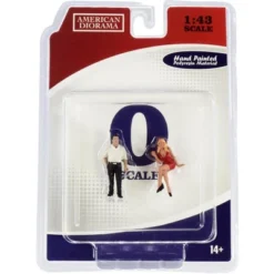 70s Style Two Figurines Set II For 1/43 Scale Models By American Diorama