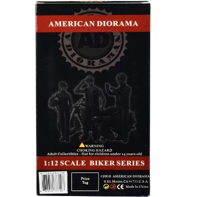 Biker Jane Figure For 1:12 Models By American Diorama 4 Biker Jane Figure For 1:12 Models By American Diorama - Image 2
