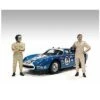 "Racing Legends" 60's Set Of 2 Diecast Figures For 1/43 Scale Models By American Diorama