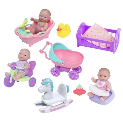 JC Toys Lots To Love Babies 5" Mini Doll House With Dolls And Accessories 3 JC Toys Lots To Love Babies 5" Mini Doll House With Dolls And Accessories