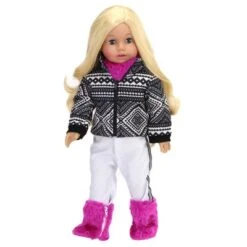 Sophia’s Print Ski Coat, White Pants, Neck Warmer, & Boots Set For 18” Dolls, Black/Berry 8 Sophia’s Print Ski Coat, White Pants, Neck Warmer, & Boots Set For 18” Dolls, Black/Berry -Best Toys Store GUEST c36ba81d 0297 4acf ac5e e6b29229b2f7