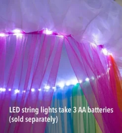 HearthSong - Rainbow Hideaway Canopy With LED Lights -Best Toys Store GUEST c547870b 07b4 4361 a2b0 c5ddad0c3727