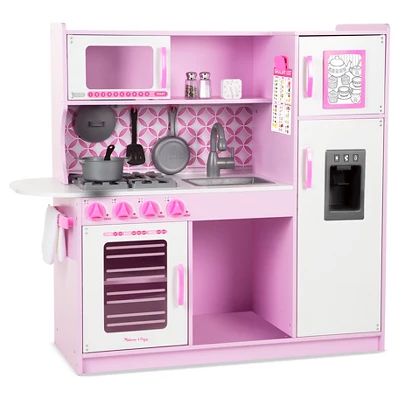Melissa & Doug Chef's Kitchen Pretend Play Set - Cupcake Pink/White 3 Melissa & Doug Chef's Kitchen Pretend Play Set - Cupcake Pink/White