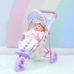 Olivia's Little World Baby Doll Jogging Stroller Buggy Iridescent Color OL-00016 -Best Toys Store GUEST ca9620d9 aeea 49cb 90dc 541973b4c6cb