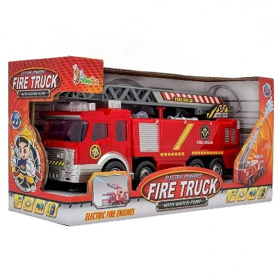 Top Race Fire Engine Truck Toy With Real Splashing Water Pump, Small 5 Top Race Fire Engine Truck Toy With Real Splashing Water Pump, Small - Image 3