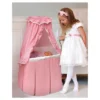 Badger Basket Kisses Rocking Doll Bassinet - Pink/White -Best Toys Store GUEST cd4f64f2 254f 41d2 957f 010a0b31af20
