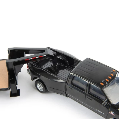 ERTL 1/32 Ram Dually Quad Cab With Lowboy Trailer And Case SV340B Skidsteer Loader 47155 4 ERTL 1/32 Ram Dually Quad Cab With Lowboy Trailer And Case SV340B Skidsteer Loader 47155 - Image 2