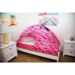 Pacific Play Tents Kids Pink Camo Bed Tent Twin Size -Best Toys Store GUEST cf0d942d 776b 425d 9197 d4b8770a97ed