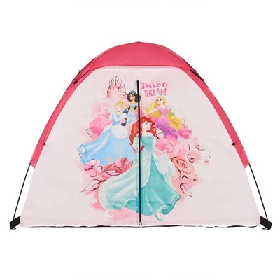 Exxel Outdoors Disney Kids 4 Piece Princess Camping Kit With Floorless Dome Tent, Youth Sized Sleeping Bag, Backpack, And LED Flashlight 4 Exxel Outdoors Disney Kids 4 Piece Princess Camping Kit With Floorless Dome Tent, Youth Sized Sleeping Bag, Backpack, And LED Flashlight - Image 2