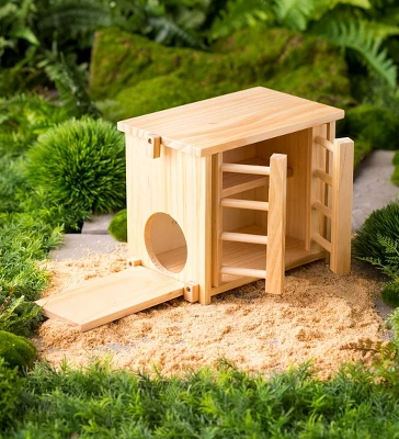 HearthSong Wooden Chicken Coop With Real Working Doors And Ramp For Imaginative Play, Measures 9_"L X 5_"W X 8"H 3 HearthSong Wooden Chicken Coop With Real Working Doors And Ramp For Imaginative Play, Measures 9_"L X 5_"W X 8"H