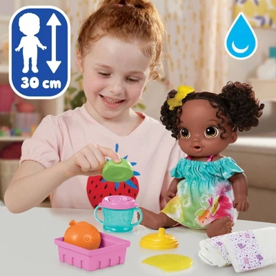 Baby Alive Fruity Sips Baby Doll - Black Hair/Brown Eyes 7 Baby Alive Fruity Sips Baby Doll - Black Hair/Brown Eyes - Image 5