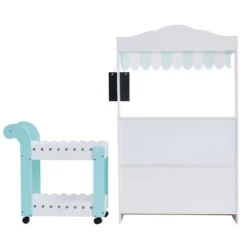 Teamson Kids My Dream Bakery Shop Dessert Stand White / Mint TD-13003A -Best Toys Store GUEST d562b154 ca5c 44b3 973f 6be0c7588c14