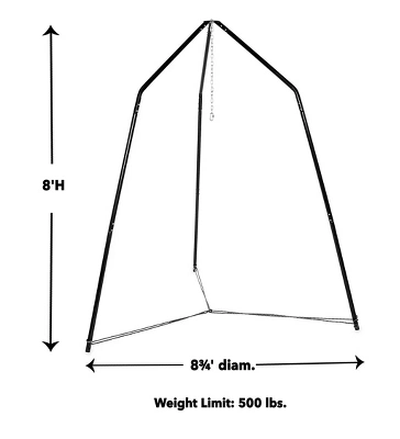 HearthSong HugglePod HangOut Nylon Hanging Tent And Family HangOut Steel Stand Set 7 HearthSong HugglePod HangOut Nylon Hanging Tent And Family HangOut Steel Stand Set - Image 5