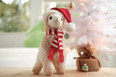 Bearington Holly The Holiday Llama: Hand-Sewn 10 Tall 3 Bearington Holly The Holiday Llama: Hand-Sewn 10 Tall