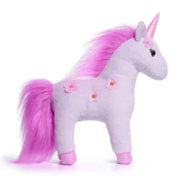 FAO Schwarz 13" Purple Unicorn Glow In The Dark Toy Plush -Best Toys Store GUEST db75b5ee 166d 4e92 a1cf f492a0da1c65