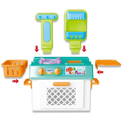 Link Little Chef Mini Kitchen Playset With Sound And Color Changing Lights For Realistic Cooking 3 Link Little Chef Mini Kitchen Playset With Sound And Color Changing Lights For Realistic Cooking